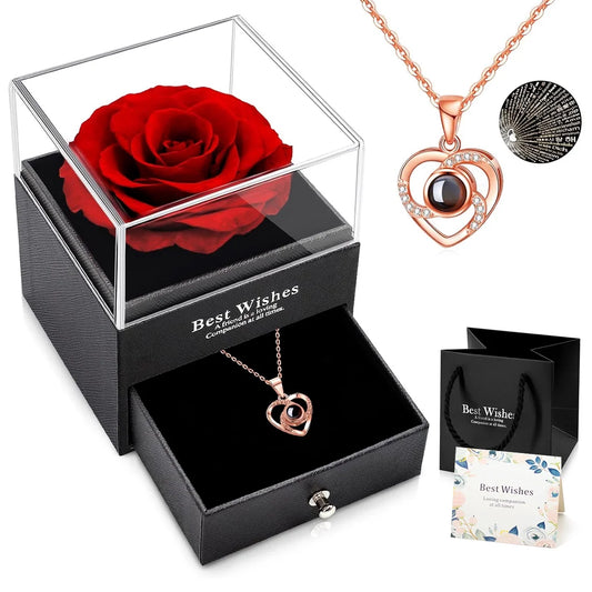 CrŪshĀidR Eternal Rose Necklace